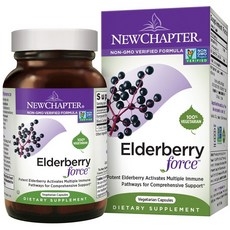 Newchapter Force接骨木莓素食膠囊, 30顆, 1罐