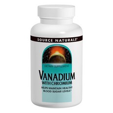 SOURCE NATURALS 釩&鉻補充錠, 90顆, 1罐