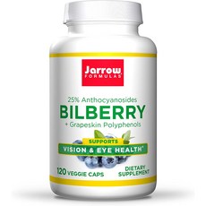 Jarrow 賈羅公式 藍莓多酚素食膠囊 280mg, 120顆, 1罐