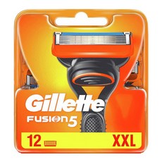 Gillette 吉列 Fusion 5系列剃刀刀片 XXL, 1盒, 12個