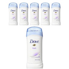 Dove 多芬 保濕止汗體香膏 清新款, 6個, 74克