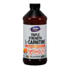 NOW Foods 左旋肉鹼素食膠囊 柑橘口味 3000mg, 1瓶, 473ml