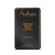 Shea Moisture 乳木果油非洲黑皂, 230克, 1個