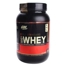 Optimum Nutrition 黃金比例分離乳清蛋白粉 牛奶巧克力, 909克, 1個