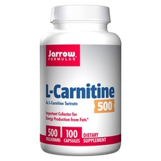 Jarrow FORMULAS 賈羅公式 左旋肉鹼無麩質膠囊 500mg, 100顆, 1罐
