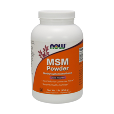 NOW Foods MSM粉, 454g, 1罐