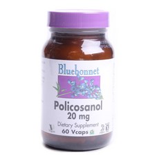 Bluebonnet 甘蔗原素20mg植物膠囊 無麩質, 60顆, 1罐