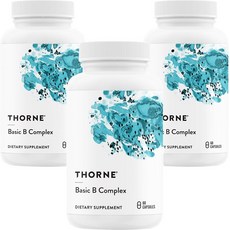 Thorne 基本維他命B群膠囊, 60顆, 3罐