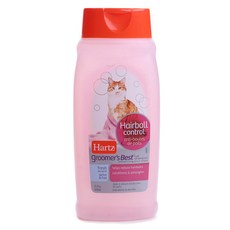 Hartz 貓用毛球護理洗髮精 清新香氛, 1瓶, 443ml