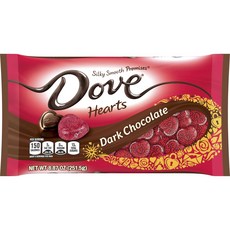 Dove 德芙 承諾情人節黑巧克力糖果心, 1個, 251.5克