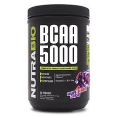 NUTRABIO BCAA支鏈氨基酸粉 葡萄紅莓風味, 1個, 464g