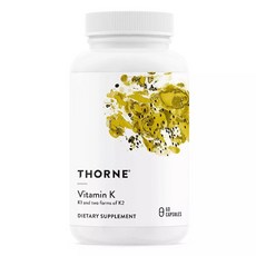Thorne 維他命K膠囊, 1個, 60顆