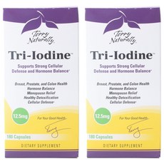 Terry Naturally 三碘保健膠囊 12.5mg, 2個, 180 入