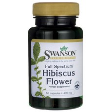 Swanson 斯旺森 洛神花膠囊 400mg, 60顆, 1罐