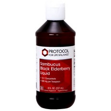 方案 4 生命平衡接骨木黑接骨木漿果液體, 1個, 237ml