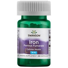 Swanson 斯旺森 鐵補充膠囊 18mg, 60顆, 1罐