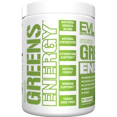 Evlution Nutrition 堆疊綠色能量芒果味, 1個, 204g