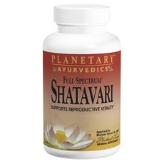 Planetary Ayurvedics Shatavari 500 毫克片劑, 60顆, 1罐