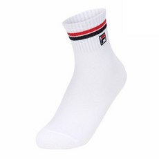 휠라 스포츠 중목 양말 FI4SCZ9854F WHI, 화이트