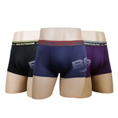 BFL OUTDOOR 남자 드로즈 고탄력 4029 사각 팬티 3매세트