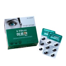 새한제약 눈건강 미르안(피크노제놀 빌베리추출물 루테인/2개월분), 30g, 1개