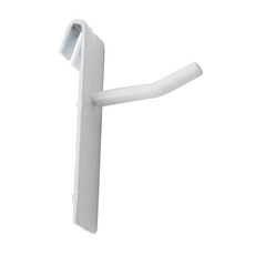 JNCP 휀스망 일선후크 후크 고리 악세사리 걸이 진열 메쉬망 네트망 철망, 1개, 화이트(2.5cm)