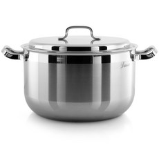 퀸센스 바오스 솥 3ply 곰솥 28cm 인덕션 IH, 실버