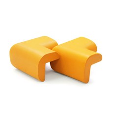 아가드 최고급형 코너보호대 2개입, 옐로우, 1세트, 67mm