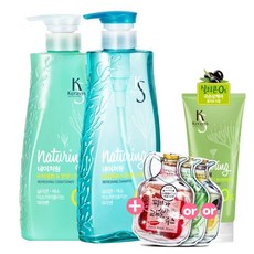 케라시스 네이처링 리프레쉬 500mlx2개(샴푸1+린스1) + 증정(너리싱 트리트먼트 200ml + 마스크팩2개)