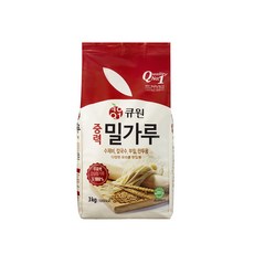 [큐원] 다목적용밀가루, 3kg, 1개