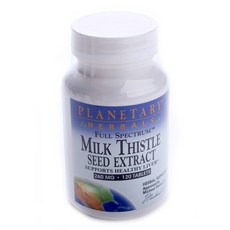 플래너터리허벌스 밀크시슬 시드 추출물 260mg 타블렛, 120개입, 1개