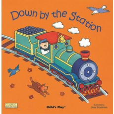 노부영 마더구스 세이펜 Down by the Station (Paperback + CD), 1권, 제이와이북스