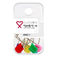 buyhearts 銀色別針, 1個
