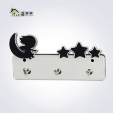 홈코코 3개용 엔젤벽걸이, 화이트, 1개