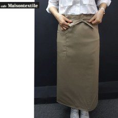 바리스타 앞치마(롱형) 베이지, 1개