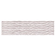 [단비디자인] (LU-M127) 띠스티커/패턴-물결, 다크브라운
