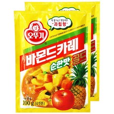 오뚜기 바몬드 카레 과립형 골드 순한맛, 100g, 2개
