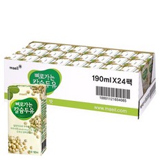 매일유업 뼈로가는 칼슘두유 담백한맛, 190ml, 72개