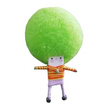 스텔라16 걱정인형 아프로 베이브 자석, 바비, 1개