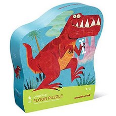 Dinosaur 36pcs Shaped Floor Puzzle, 68x50cm, 36피스, 1개