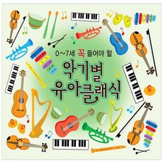 뮤직팩토리코리아 0~7세 꼭 들어야 할 악기별 유아 클래식, 2CD