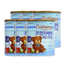 베비언스 프렌치베베 퍼스트밀 분유 1단계, 800g, 6개