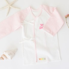 난쟁이똥자루 꼬마곰 배냇저고리 DIY, 분홍색, 1개
