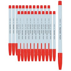 문화 넥스프로 사인펜, 적색, 12개입 x 2개 적색, 12개입 x 2개