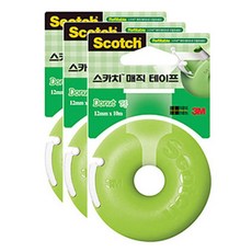 3M Scotch 魔法膠帶美觀膠帶切割器 喜愛甜甜圈, 3個, 瓜