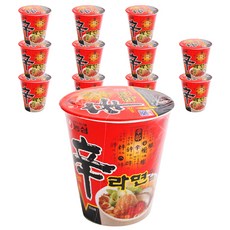 농심 신라면 컵 65g 12개 상품 이미지