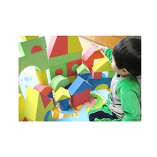 키움하우스 소프트블록 대형, 혼합 색상, 1개