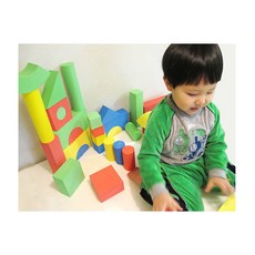 키움하우스 소프트블록 중형, 혼합 색상, 1개