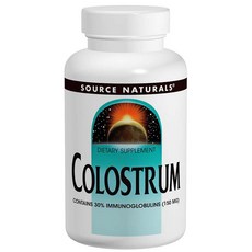 소스내츄럴스 콜로스트럼 500mg 글루텐 프리 무설탕 캡슐