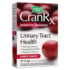 네이쳐스웨이 크랜알엑스 바이오액티브 크랜베리 500mg 브이캡, 30개입, 1개
